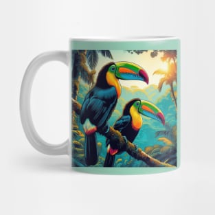 Striking Tropical Toucan Birds Mug